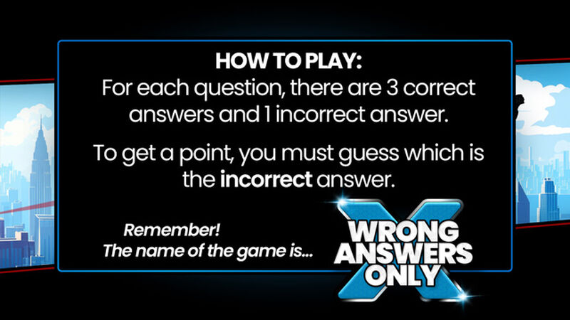 Wrong Answers Only: Superhero Edition